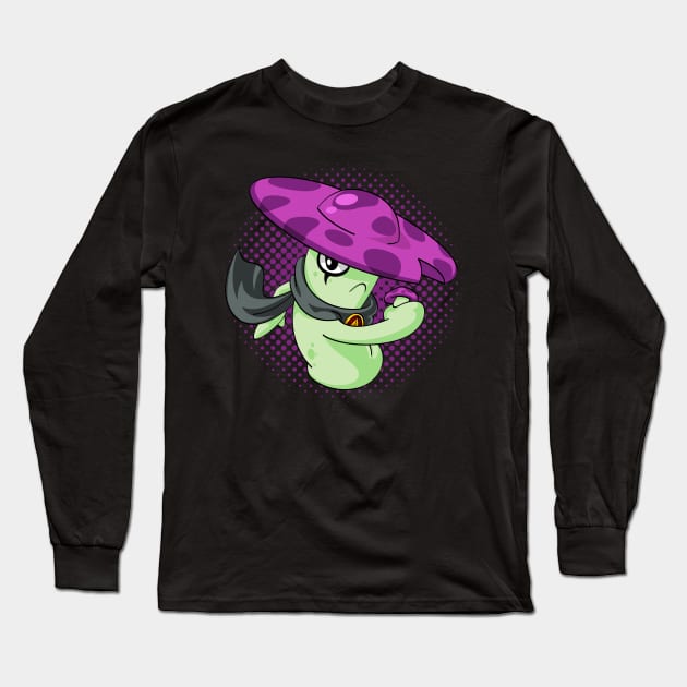 Mushroom Hero Long Sleeve T-Shirt by Atpidarp